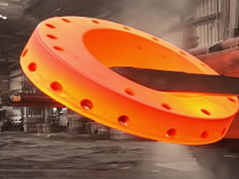 Fläns tillverkningsprocess